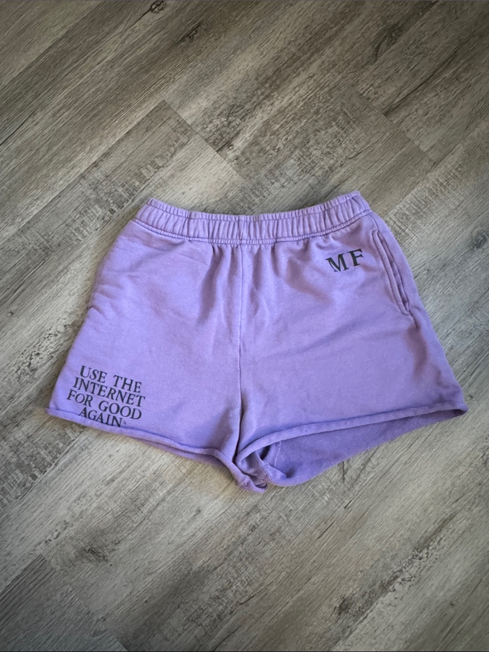 The Mayfair Group Lilac Athletic Lounge Shorts for Women